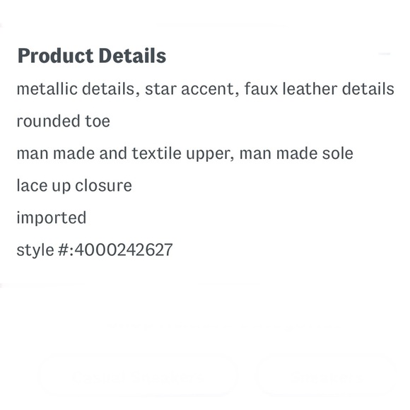 Vintage Havana Run Gold Star Fashion Sneaker White & Metallic Gold Women’s 7.5 - Picture 10 of 10